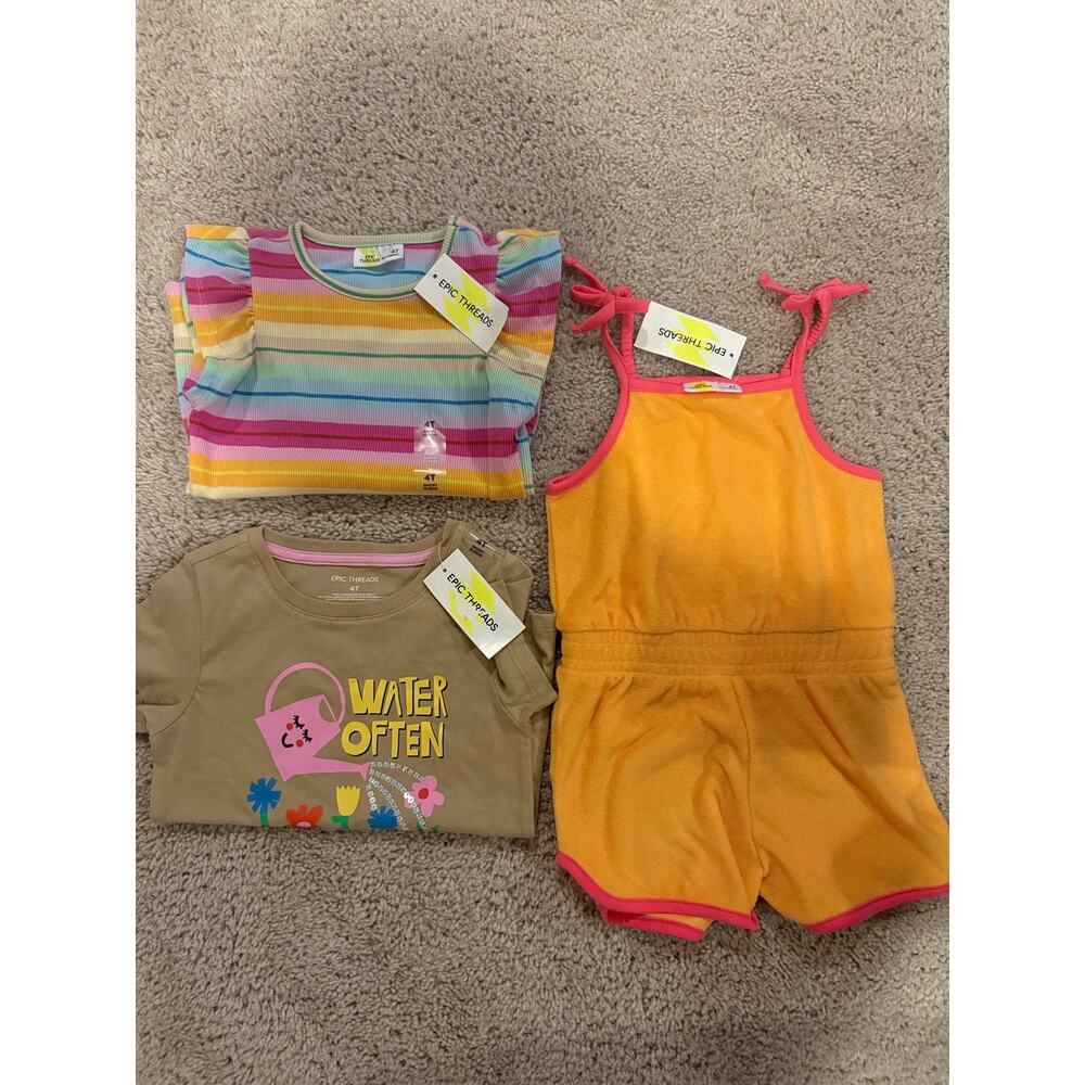 New Epic Threads 3 Piece Bundle-4T Retail $74